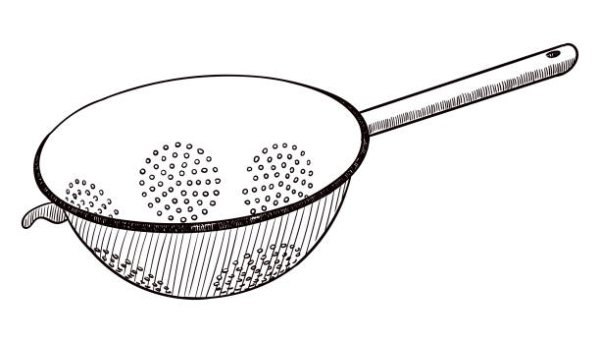 Дуршлаг рисунок
