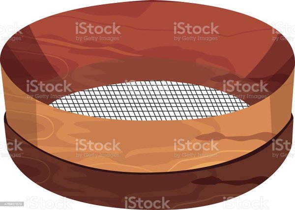 Решето рисунок для детей