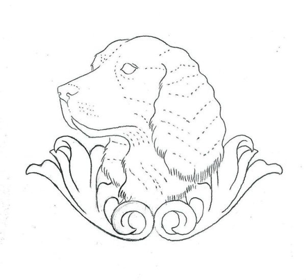 Трафарет для тиснения по фольге