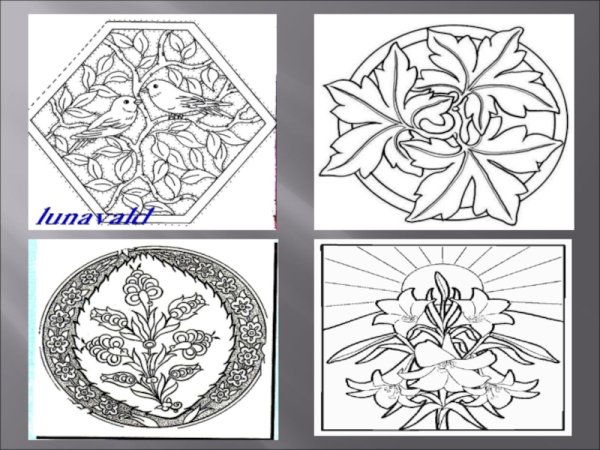 Эскизы для металлопластики