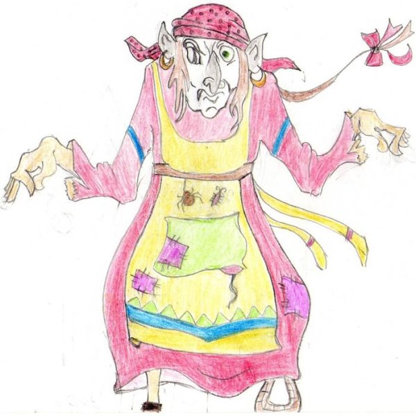 Девочка с коромыслом