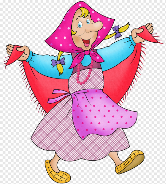 Баба Яга рисунок карандашом