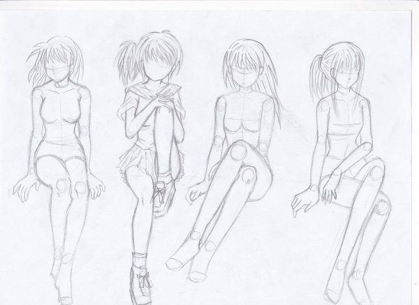 Аниме тело девушки