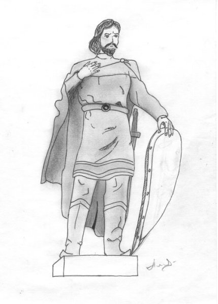 Князи Александр Севский рисунок