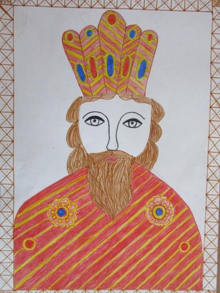 Нарисовать князя Владимира