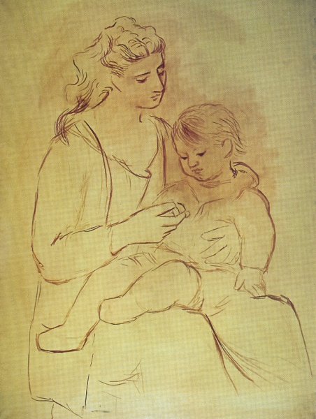 Пикассо Ольга 1922