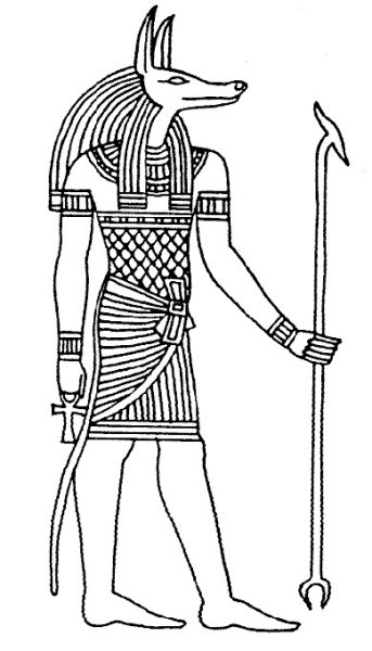 Себек Бог Египта рисунок