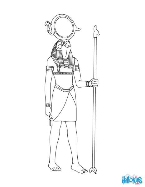 Богиня Бастет рисунок