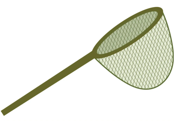 Сачок для бабочек вектор