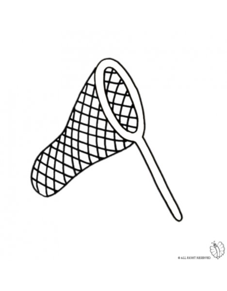 Сачок для бабочек вектор