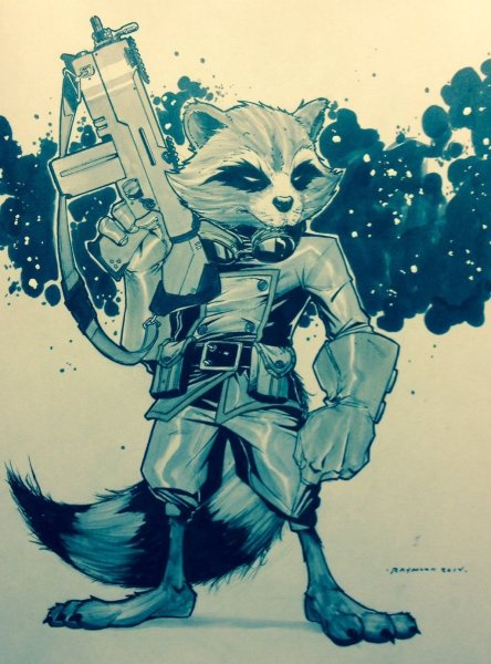 Марвел Стражи Галактики ракета