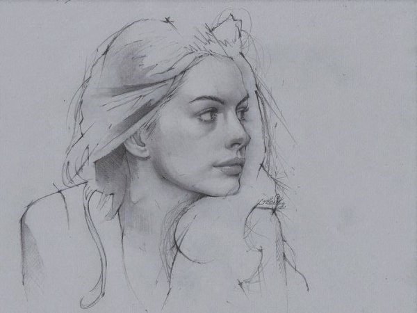 Карандашом реальный