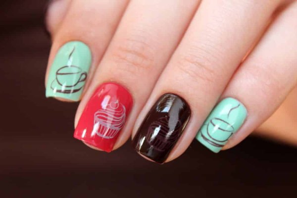 Маникюр рисование на ногтях