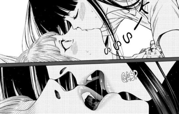 Юри Манга поцелуй