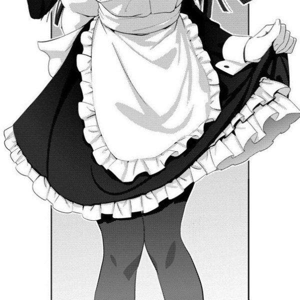 Манджиро Сано в платье горничной