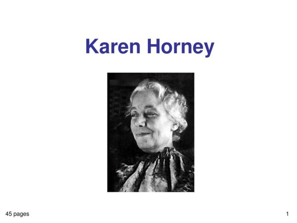 Хорни Эстетика