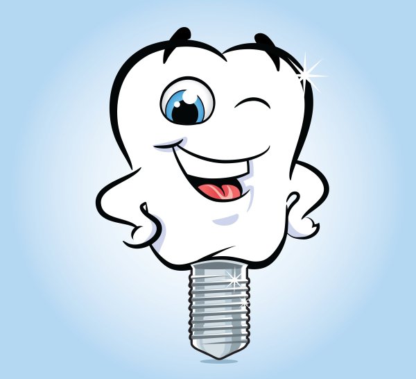 Зубы мультяшные