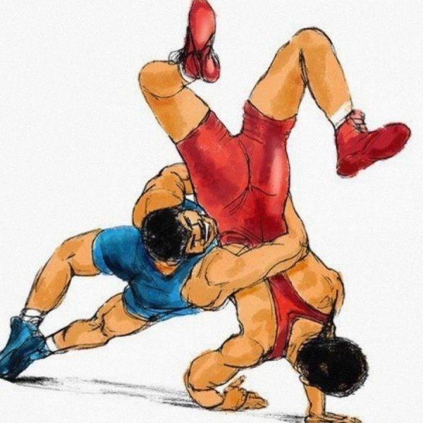 Греко Римская борьба вектор