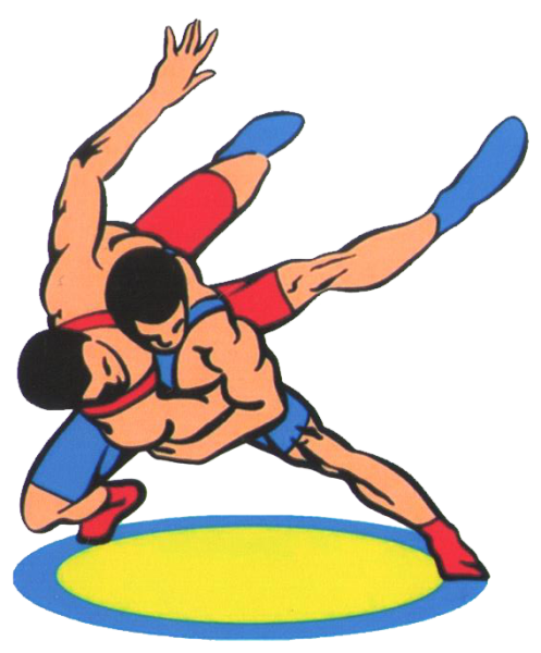 Борец рисунок