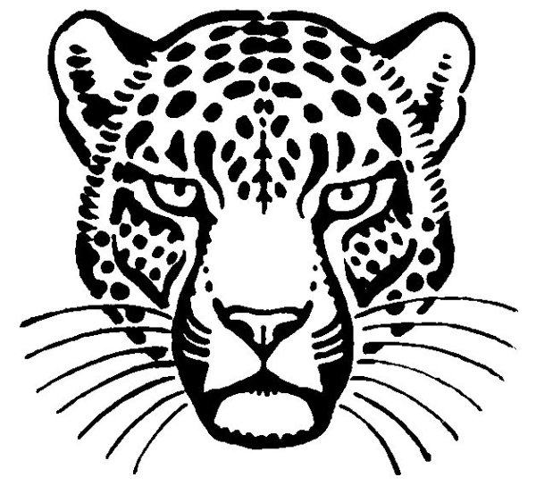 Леопард силуэт