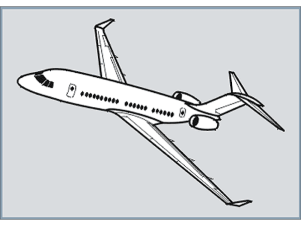 Ту-334 пассажирский самолёт чертеж