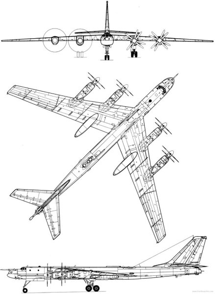 Ту-142 бомбардировщик