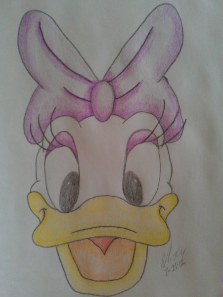 Дейзи дак для срисовки