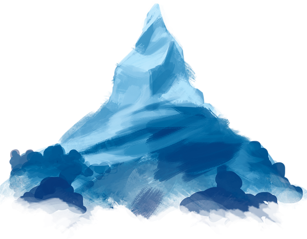 Айсберг нарисованный