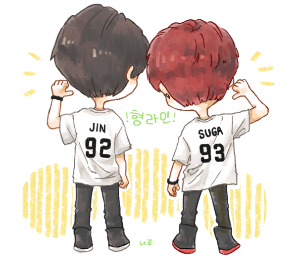 Чиби BTS suga Jungkook