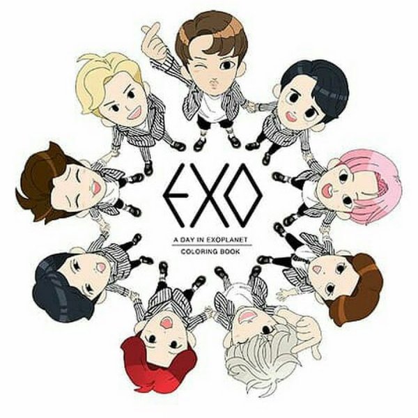 Надписи k-Pop EXO