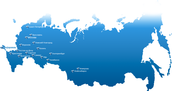 Россия карта России