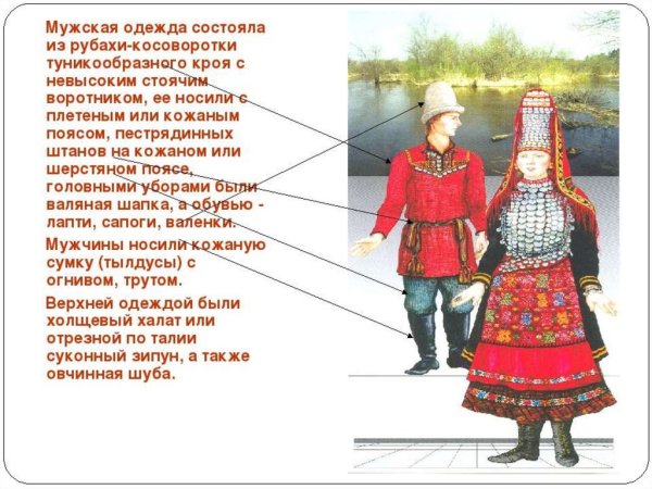 Национальные костюмы народов Поволжья удмурты