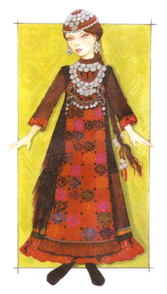 Национальный костюм удмуртов для детей дошкольников