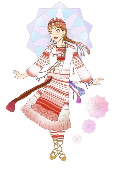 Удмурты Поволжье национальный костюм