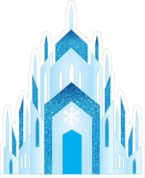 Тронный зал фэнтези ледяной трон