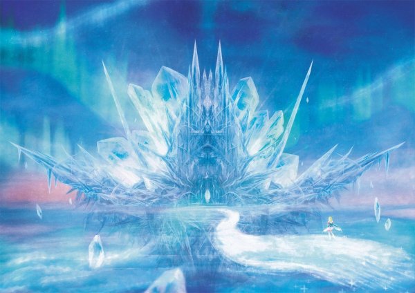 Акварельный замок принцессы