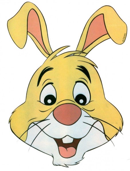 Мордочка зайца для детей