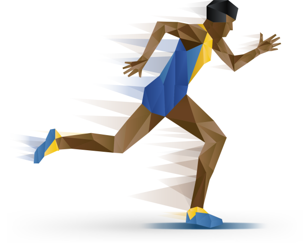 Бегущий человек рисунок