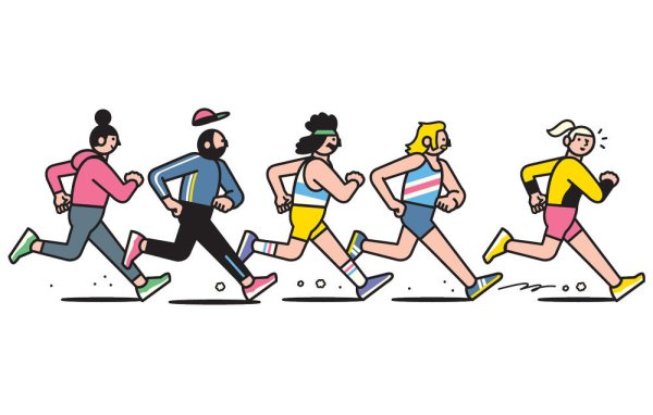 Спортсмен на прозрачном фоне