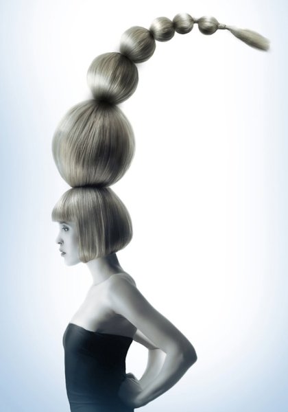 Фентезийная причёска рисунок