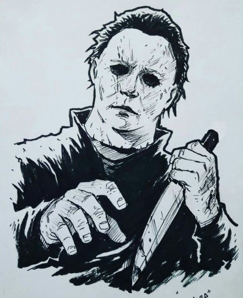 Майкл Майерс и Джейсон Вурхиз тату