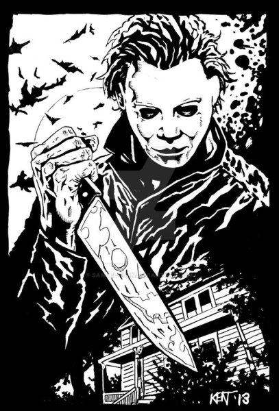 Рисовать Майкла Майерса