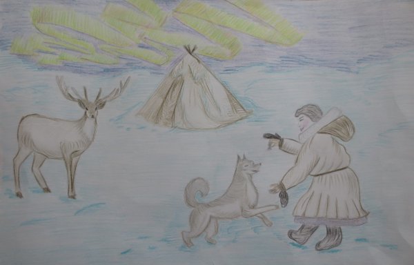Рисунок на тему мой Ямал