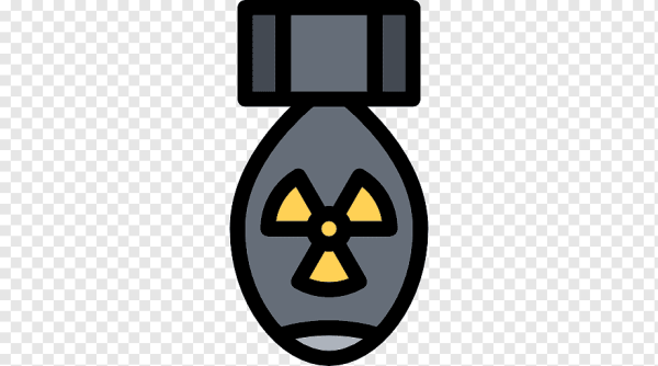 Значок ядерной бомбы