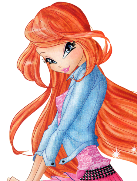 Винкс Блум для срисовки