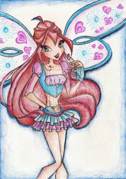 Клуб Винкс рисовать Блум