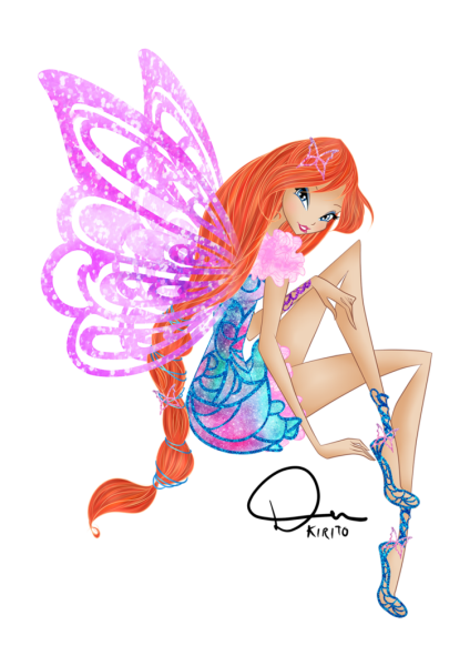 Фея Винкс девиантарт Блум