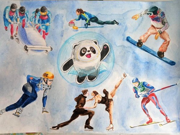 Олимпийские игры рисунок