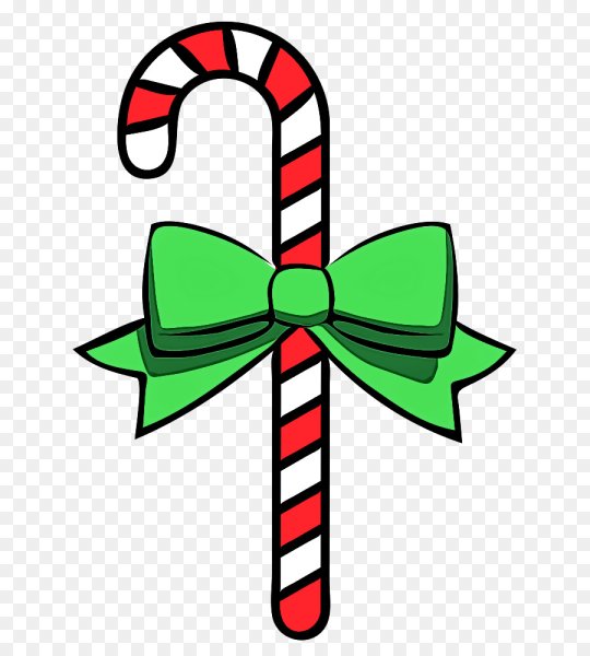 Рисовать новогодний леденец