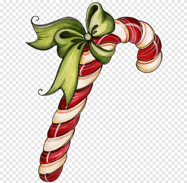 Рождественские леденцы нарисованные